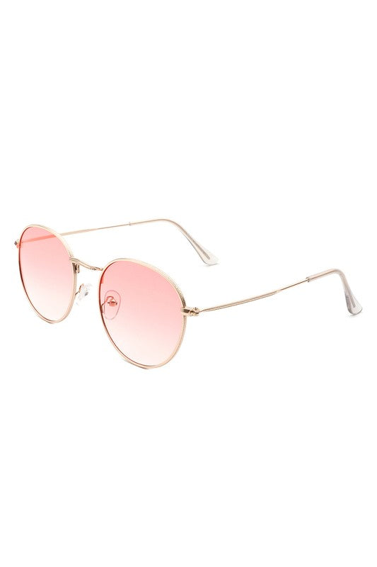 Classic Circle Round Tinted Fashion Sunglasses